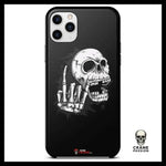 Coque Tête de Mort Doigt (iPhone) - Crâne Passion