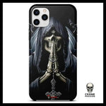 Coque Tête de Mort Faucheuse (iPhone) - Crâne Passion