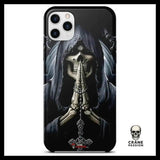 Coque Tête de Mort Faucheuse (iPhone) - Crâne Passion