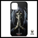 Coque Tête de Mort Faucheuse (iPhone) - Crâne Passion