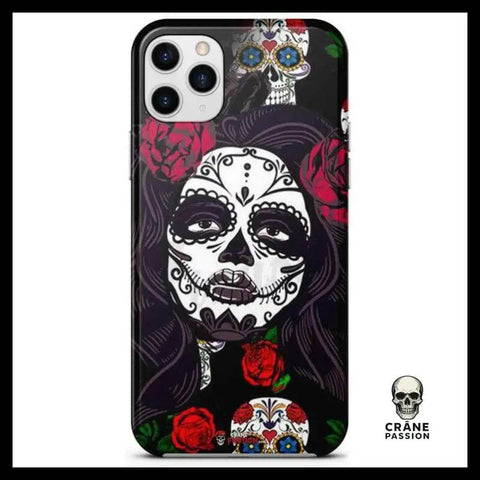 Coque Tête de Mort Fête Mexicaine (iPhone) - Crâne Passion