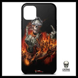 Coque Tête de Mort En Feu (iPhone) - Crâne Passion
