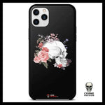 Coque Tête de Mort Fleurs (iPhone) - Crâne Passion