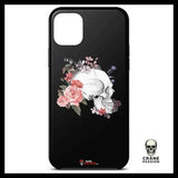 Coque Tête de Mort Fleurs (iPhone) - Crâne Passion