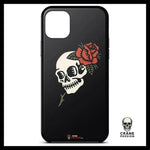 Coque Tête de Mort Fleurs (iPhone) - Crâne Passion