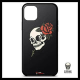 Coque Tête de Mort Fleurs (iPhone) - Crâne Passion