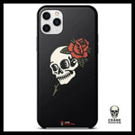 Coque Tête de Mort Fleurs (iPhone) - Crâne Passion