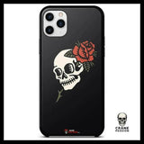 Coque Tête de Mort Fleurs (iPhone) - Crâne Passion