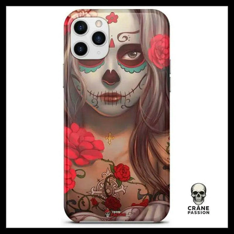 Coque Tête de Mort Mexicaine Catrina (iPhone) - Crâne Passion