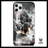 Coque Tête de Mort Poker (iPhone) - Crâne Passion