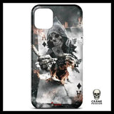 Coque Tête de Mort Poker (iPhone) - Crâne Passion