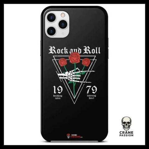 Coque Tête de Mort Rock (iPhone) - Crâne Passion