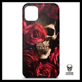 Coque Tête de Mort Rouge (iPhone) - Crâne Passion
