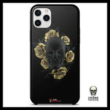 Coque Tête de Mort Sombre (iPhone) - Crâne Passion