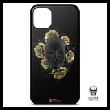 Coque Tête de Mort Sombre (iPhone) - Crâne Passion