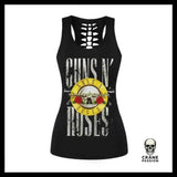 Débardeur Guns and Roses Femme - Crâne Passion