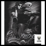 Drapeau Biker - Crâne Passion