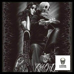 Drapeau Biker - Crâne Passion