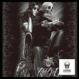 Drapeau Biker - Crâne Passion