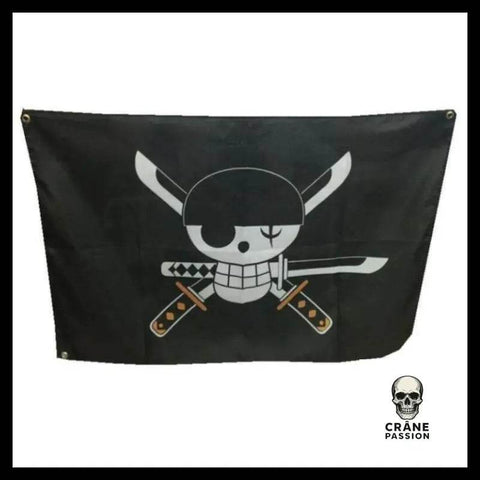 Drapeau Crâne Animé - Crâne Passion
