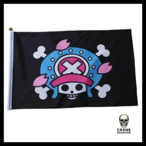 Drapeau Crâne Cartoon - Crâne Passion