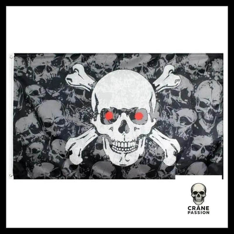 Drapeau Crâne Maudit - Crâne Passion