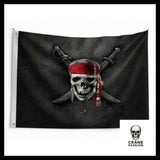Drapeau Crâne Pirate - Crâne Passion