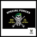 Drapeau Force Spécial - Crâne Passion