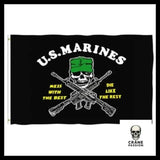 Drapeau Marine - Crâne Passion
