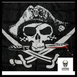 Drapeau Pirate Barbe Noire - Crâne Passion