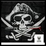 Drapeau Pirate Barbe Noire - Crâne Passion