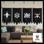 Drapeau Pirate Cartoon - Crâne Passion