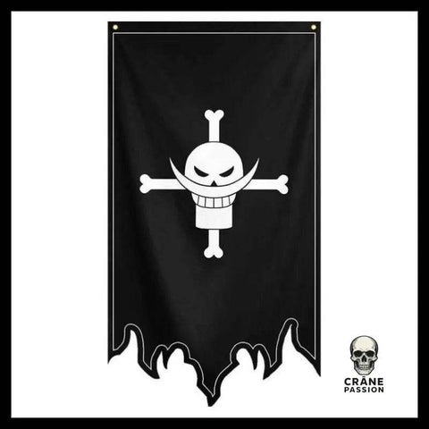 Drapeau Pirate Déchiré - Crâne Passion