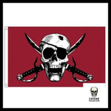Drapeau Pirate Historique - Crâne Passion