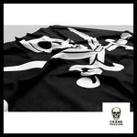 Drapeau Pirate Sabre - Crâne Passion