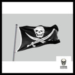 Drapeau Pirate Sabre - Crâne Passion