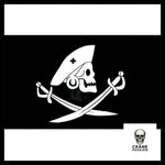 Drapeau Pirate Simple - Crâne Passion