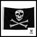 Drapeau Pirate Stylé - Crâne Passion