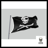 Drapeau Pirate Stylé - Crâne Passion