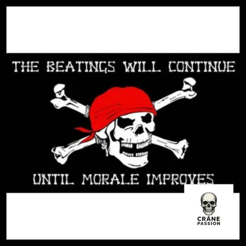 Drapeau Pirate Teriffiant - Crâne Passion
