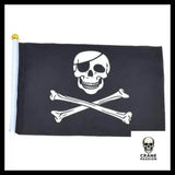 Drapeau Pirate Vierge - Crâne Passion