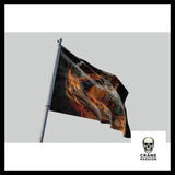Drapeau Rock N Roll - Crâne Passion
