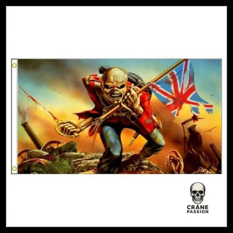 Drapeau Tête de Mort Anglaise - Crâne Passion