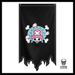 Drapeau Tête de Mort Cartoon - Crâne Passion