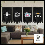 Drapeau Tête de Mort Cartoon - Crâne Passion