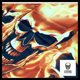 Drapeau Tête de Mort Flamme - Crâne Passion