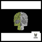 Drapeau Tête de Mort Fleurie - Crâne Passion