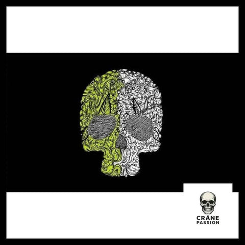 Drapeau Tête de Mort Fleurie - Crâne Passion