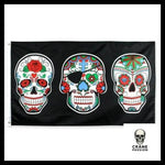 Drapeau Tête de Mort Mexicaine Calavera - Crâne Passion