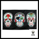 Drapeau Tête de Mort Mexicaine Calavera - Crâne Passion